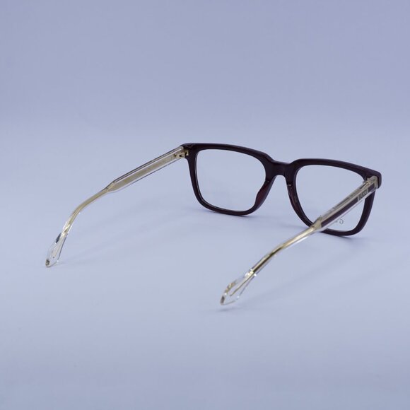 Gucci GG0560ON 007 Eyeglasses Burgundy 55mm Square Frame - Picture 11 of 13